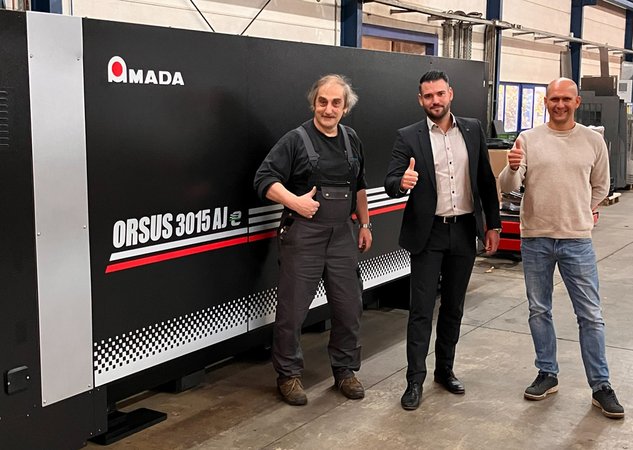 New ORSUS-3015AJe fiberlaser for A. Schieck GmbH