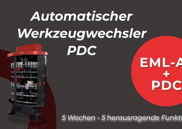 EML-AJ: Nr. 2 von 5 Funktionen - Automatischer Werkzeugwechsler PDC