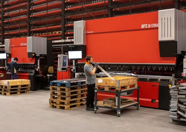 Two identical Amada press brakes for ITEQ
