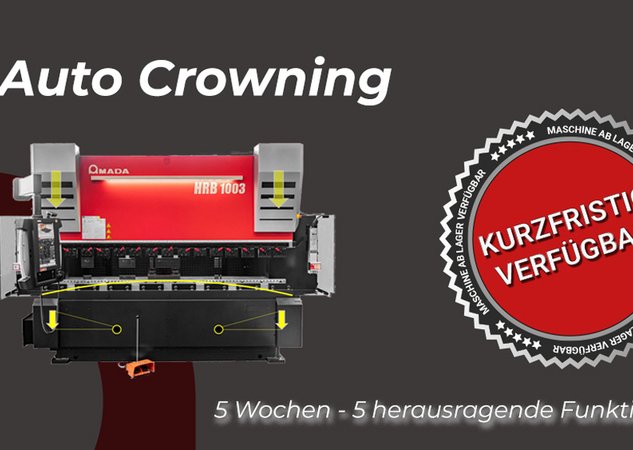 HRB Abkantpresse - Auto-crowning System (Nr.1 von 5 Funktionen)