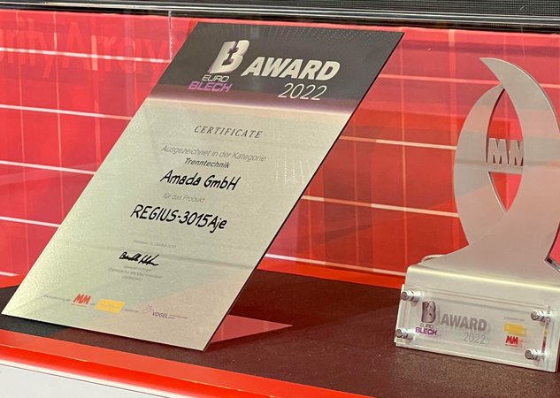 EuroBLECH AWARD 2022 – the winner is REGIUS-3015AJe