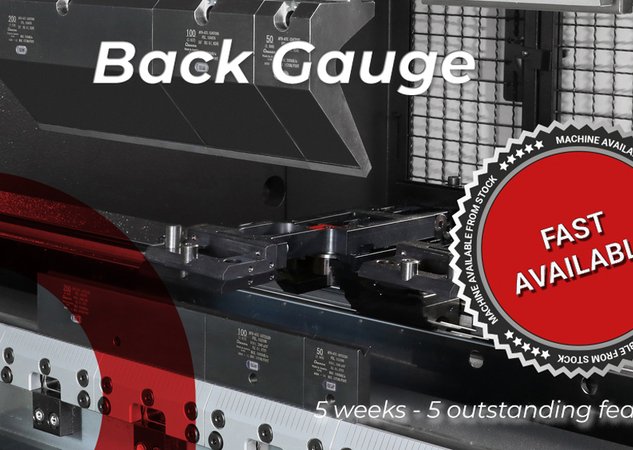 HRB: No. 4 of 5 functions - Backgauge -> precise, fast & reliable