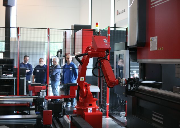 We’ve had a successful first day of our in-house exhibition!