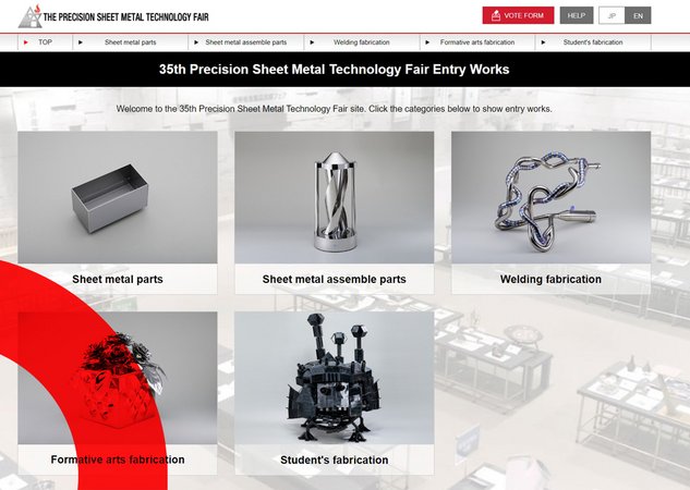 Online voting - 35th Trade Fair for Sheet Metal Technology