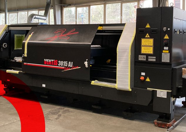 VENTIS-3015AJ fiber laser machine at Umformtechnik Ronneburg GmbH