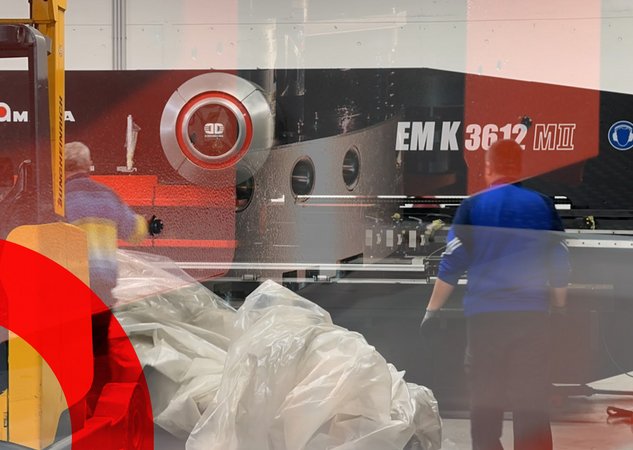 EMK-3612MII punching machine to Alurit GmbH in Troisdorf