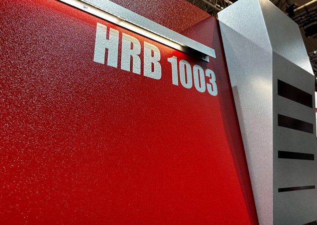 HRB - Press brake with new automatic crowning device
