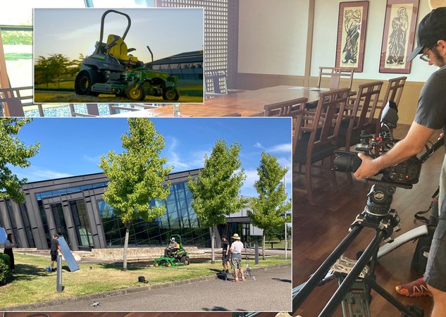 John Deere Dreharbeiten im AMADA Solution Center Haan!