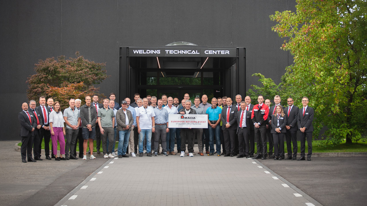 AMADA held a successful EU welding customer tour event